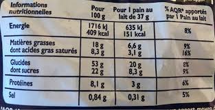 Pains Au Lait Barre Chocolat Pasquier 370 G