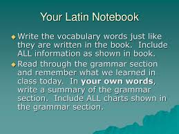 Ppt Chapter 1 Grammar Using Nouns In Latin Powerpoint