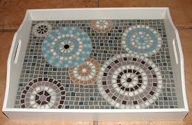 Mosaik Tablett Mosaic Tray Mosaic Crafts Mosaic Flower Pots