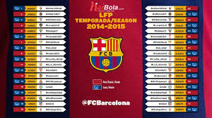 Selalu pantau jadwal sepakbola online hari ini dan terupdate yang selalu kami update setiap harinya supaya kalian tidak ketinggalan nonton tim favorit kalian berlaga. Jadwal Pertandingan Klub Barcelona 2014 2015 Haibolaindonesia S Blog