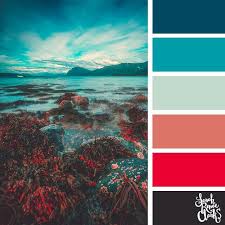 25 Color Palettes Inspired By Ocean Life And Pantone Living Coral Color Coral Inspired Life Ocean Color Palette Nature Color Palette Red Colour Palette