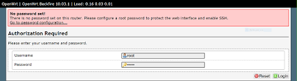 There has to be one. Openwrt Router Initial Setup