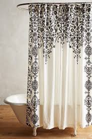 Class Act For The Bathroom And Perfect For The Black And White Schematic With A Splash Of Unique Shower Curtain Fancy Shower Curtains Bathroom Shower Curtains