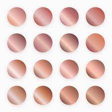 Color space information #b76e79 | rose gold. Rose Gold Gradient Swatches Vector 259497 Vector Art At Vecteezy