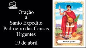A oração de santo expedito é uma oração poderosa para situações emergenciais. Oracao A Santo Expedito Causas Urgentes Youtube