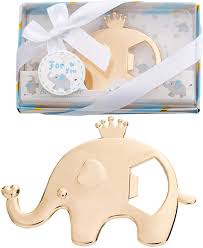 Buy 12 Pcs Elephant Baby Bottle Opener For Elephant Themed Baby Shower Party Wedding Birthday Favors Gifts Decorations For Guest 12 Blue Online In Usa B08qs4h42k