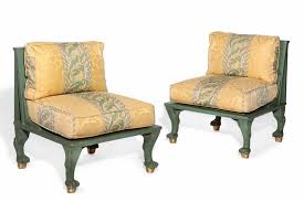 Some people have an idea of regency style as one of pale colors and classical influences. Lot A Pair Of Art Deco Style Egyptian Revival Parcel Gilt Green Paint Decorated Side Chairs Post 1950