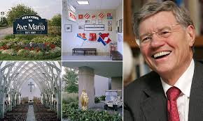 Welcome to the promised land... of Florida: Inside Ave Maria Catholic  college town built by Domino's Pizza millionaire founder