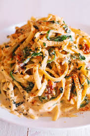In this creamy tomato crab pasta recipe, greek yogurt replaces the heavy cream yet yields a rich creamy sauce. Linguine With Spinach And Sun Dried Tomato Cream Sauce Julia S Album