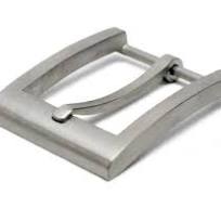 Silver Square Titanium Buckle (1¼") by Nickel Smart®