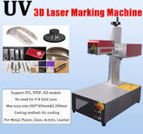 CRS 5W UV 3D Laser Marking Machine Deep Engraving for Metal Plastic Acrylic