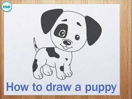 Step by step drawing tutorial on how to draw a dalmatian dog. How To Draw A Easy Dalmatian Puppy Puppy Drawing Easy Lily Drawing Homeschool Art
