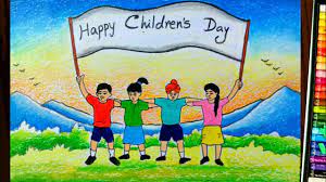 Children's day drawing competition on 14th november 2017 and 18th november 2017. Children Sday Drawing Competition Happy Children S Day Drawing With Pastel Color Youtube