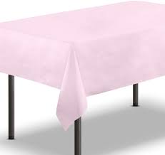 Buy Fmp Brands 10 Pack Pink Plastic Tablecloth 54 X 108 Inch Rectangle Table Cloth Reusable Cover Disposable Tablecloths Party Decoration Birthday Supplies Outdoor Picnic Camping Baby Shower Wedding Online In Indonesia B07y4zdt8j