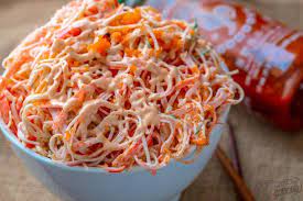 Kani Salad Spicy Mayo Crab Salad Alyona S Cooking Recipe Kani Salad Spicy Crab Salad Recipe Crab Salad Recipe