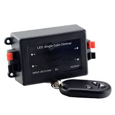 Turn lights on and off, adjust brightness, choose from millions of different colors, and create dynamic light routines. Dc 12v 24v 8a Led Single Color Dimmer With Rf Remote Controller Brightness Control For Led Spot Lamp Recessed Strip Light Dimmer Downlights Control Searchdimmer With Remote Control Aliexpress