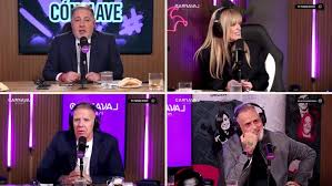 Carnaval Stream: programa que reúne a Rial, Fantino, Canosa Doman y mauro Federico.-