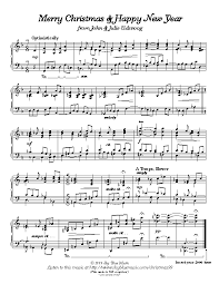 Musical Christmas Card 1999 Christmas Piano Sheet Music Christmas Cards Christmas Piano