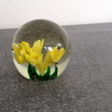 Maybe you would like to learn more about one of these? Vintage Blown Glass Paperweight Yellow Flower Glass Paperweight Glass Daffodil Vintage Paperweight Blown Glass Paperweight Glass Paperweights Glass Blowing