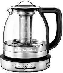 Find a digital kettle, glass kettle, gooseneck kettle, variable temperature kitchenaid kettles come in a range of colours so that you can match your appliances, or perhaps. Kitchenaid 1 5l Glass Tea Kettle 5kek1322asx Winning Appliances