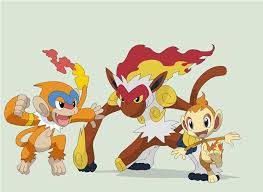 chimchar monferno and infernape pokemon pokemon starters