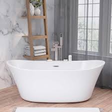 Thus many companies have ventured the capacity of ferdy acrylic freestanding tub is 86 gallons. Ove Decors Braden Freestanding 60 Bathtub Costco