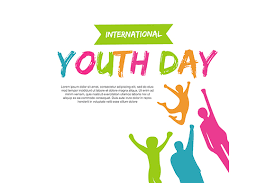 The august sun deceives the farmer in the garden. Template Card Of International Youth Day 12 August Graphic By Indostudio Creative Fabrica