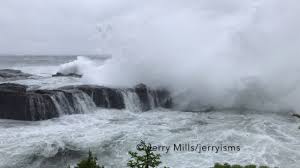 Marquette is dotted with beautiful beaches that look like the california coast. Blackrocks Waves On 10 24 17 Youtube