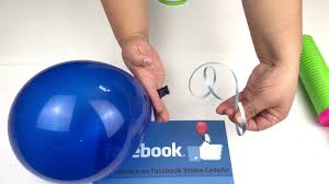 Decoracion Con Globos Como Colocar La Cinta A Un Globo Youtube
