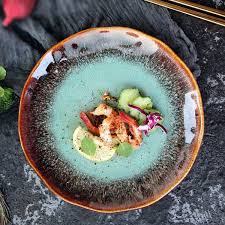 Ceramic Emerald Plate From Apollo Box Ceramic Tableware Dinner Plates Western Food