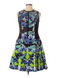 Details About Peter Pilotto For Target Women Purple Casual Dress 8