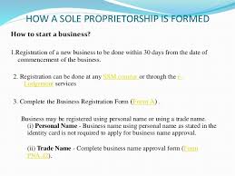 Foreigner and corporate legal entity are not allowed to register sole proprietorship in malaysia. Sole Proprietorship Business Registration