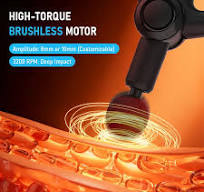 High Quality Mini Massage Gun Brands Pro Powerful Holder to Reach Back  Massage Pistole Deep Tissue