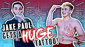 Read lonely from the story logan paul and jake paul bsm by kipkip2005 (not_important) with 977 reads. Jake Paul Gets Huge Tattoo By Romeo Lacoste Youtube