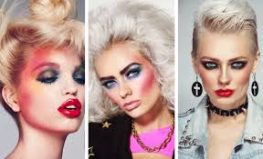 80s makeup looks and tutorial how to