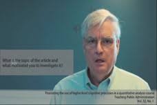 Promoting the use of Higher Level Cognitive Processes in a Quantitative  Analysis Course