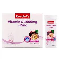 A comprehensive b complex formula with added vitamin c and minerals, this is said to be able to. Kordel S Vitamin C 1000mg Zinc Passion Fruit Effervescent 3x10 S Shopee Malaysia