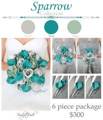 Get ftd® flower delivery today! Davids Bridal Teal Wedding Bouquet