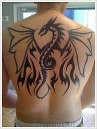 The lower back tribal tattoo design below looks simple and perfectly done. 35 Tribal Back Tattoo Designs