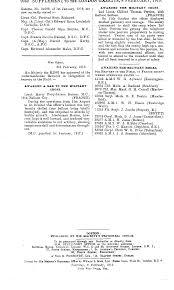 Gazette, No. 31098, of 1st January, 1919, are i now correctly stated :—  Lieut.-Col. Percival Scott Rickcord. Maj. (A./Lieut.-C