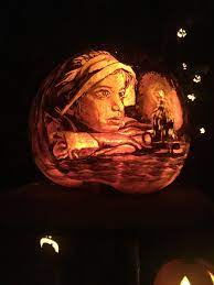Flame On Pumpkin Painting Pumpkin Carving Jack O Lantern