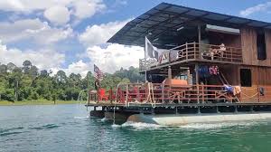 Restaurant with delicious village menu; Maya Houseboat Tasik Kenyir Youtube