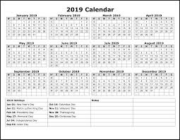 Pin On Printable Calendar 2019