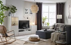 Besta Comb Arrum Tv Portas Vidro Preto Castanho Selsviken Brilhante Vidro Transp Bege Ikea Ikea Living Room Living Room Furniture Inspiration Family Room Furniture