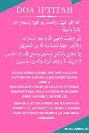 Bacaan Doa Iftitah Latin Dan Arab Lengkap Doa Membaca Hukum