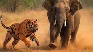 TIGER VS ELEPHANT – Who Reigns Supreme ...