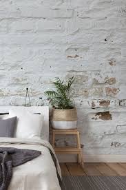 This Charming White Brick Wallpaper Is Great For Adding An Industrial Feel To Your Brick Wallpaper Bedroom Feature Wall Bedroom Wallpaper Bedroom Feature Wall