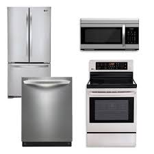 Package 2 Lg Appliance Package 4 Piece Appliance Package Stainless Steel Electric Lg Appliances Outdoor Kitchen Appliances Kitchen Appliances