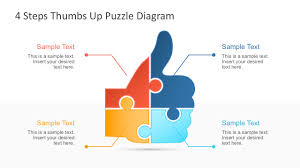 Free Thumbs Up Puzzle Powerpoint Diagram