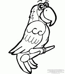 Download Parrot Coloring Pages Coloring Home